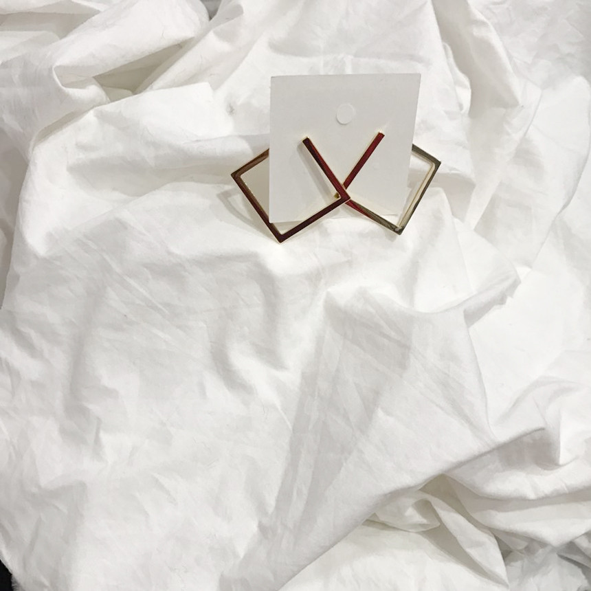 Modern Earrings Gold Drop Earrings Antique Fashion