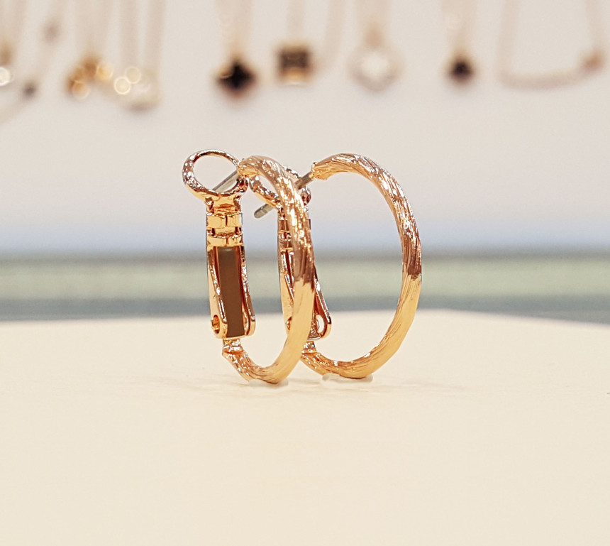 Volare Pink 2cm Earrings DA104 cute outfit look da