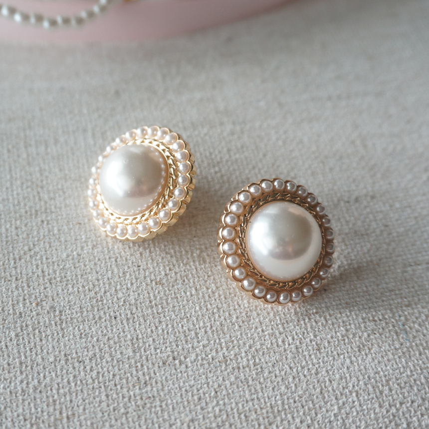 Specials Vintage Flower Cubic Pearl Tassel Heart D