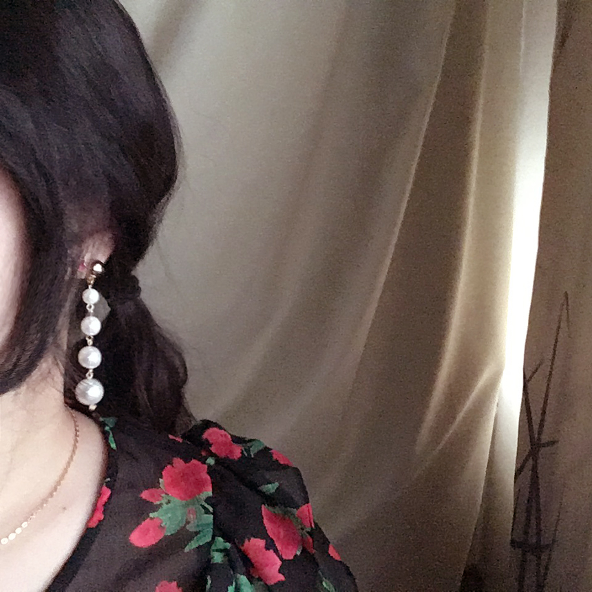 Specials Vintage Flower Cubic Pearl Tassel Heart D