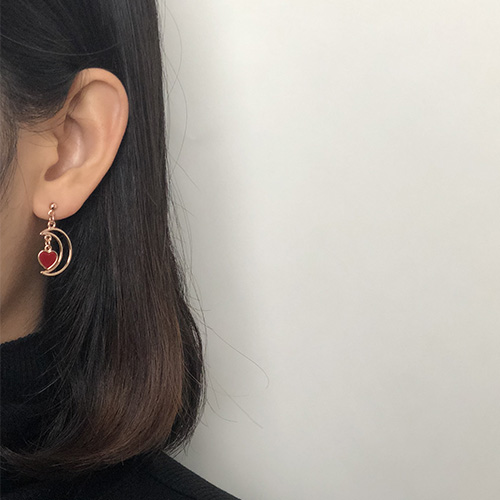 Free Shipping Heart Ring Pomade Cubic 7 pearl earr