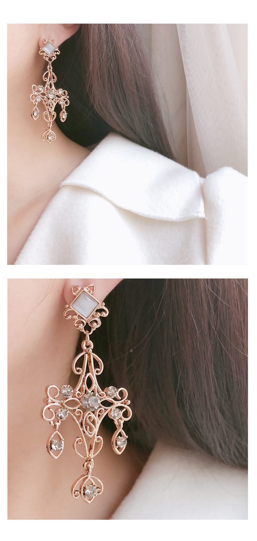 Cross lace bold drop earrings earrings antique god