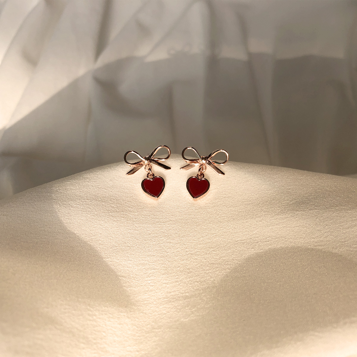 Free Shipping Heart Ring Pomade Cubic 7 pearl earr