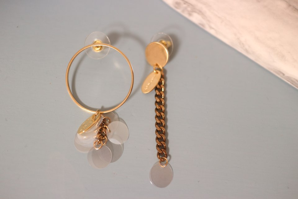 Transparent unfold earrings daily drop Colorful fe