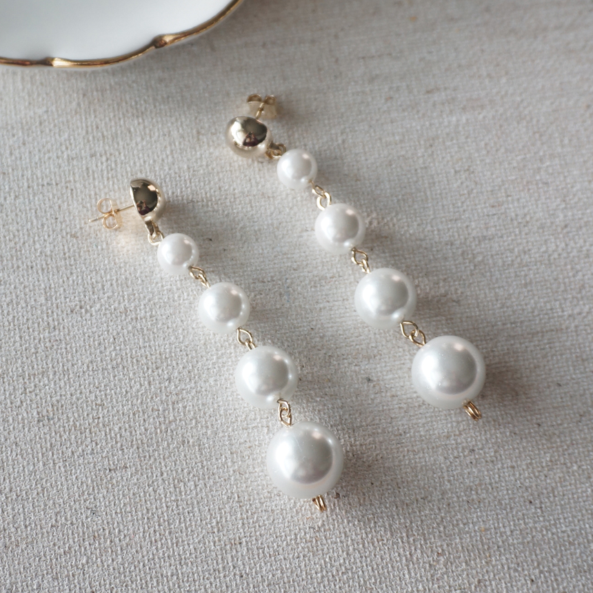 Specials Vintage Flower Cubic Pearl Tassel Heart D