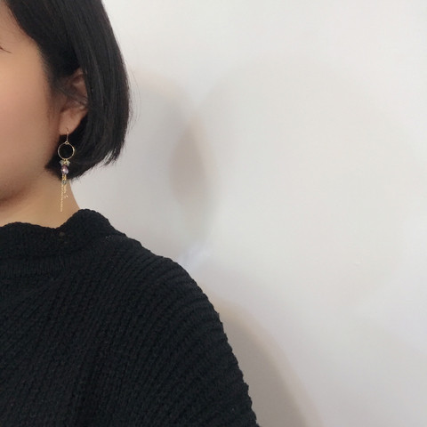Papua Beads Drop Earrings Contemporary Styling New