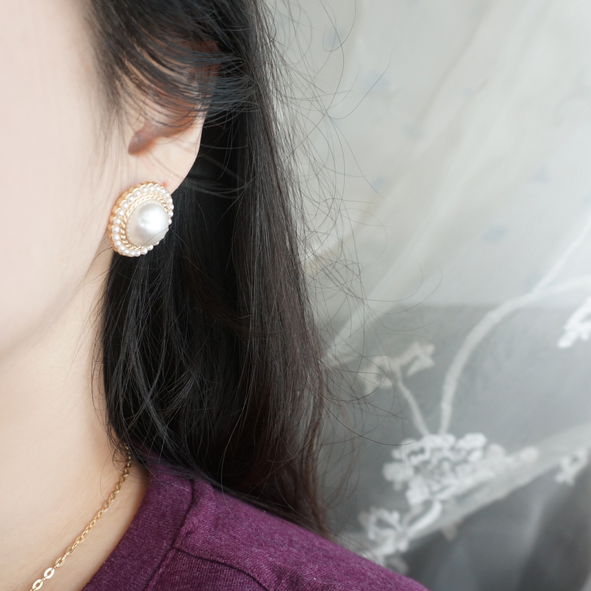 Specials Vintage Flower Cubic Pearl Tassel Heart D