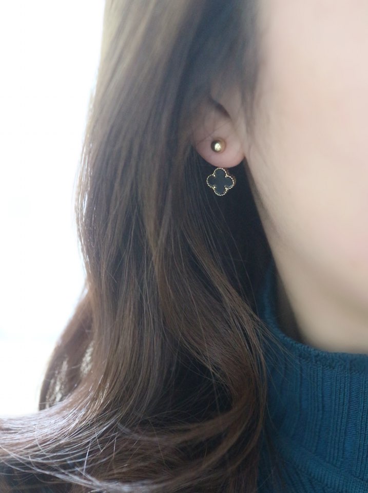 Van Cliff st crover 2colors Daily earrings Feminin