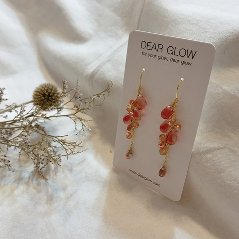 In Grapefive Beads Drop Earrings Contemporary Styl