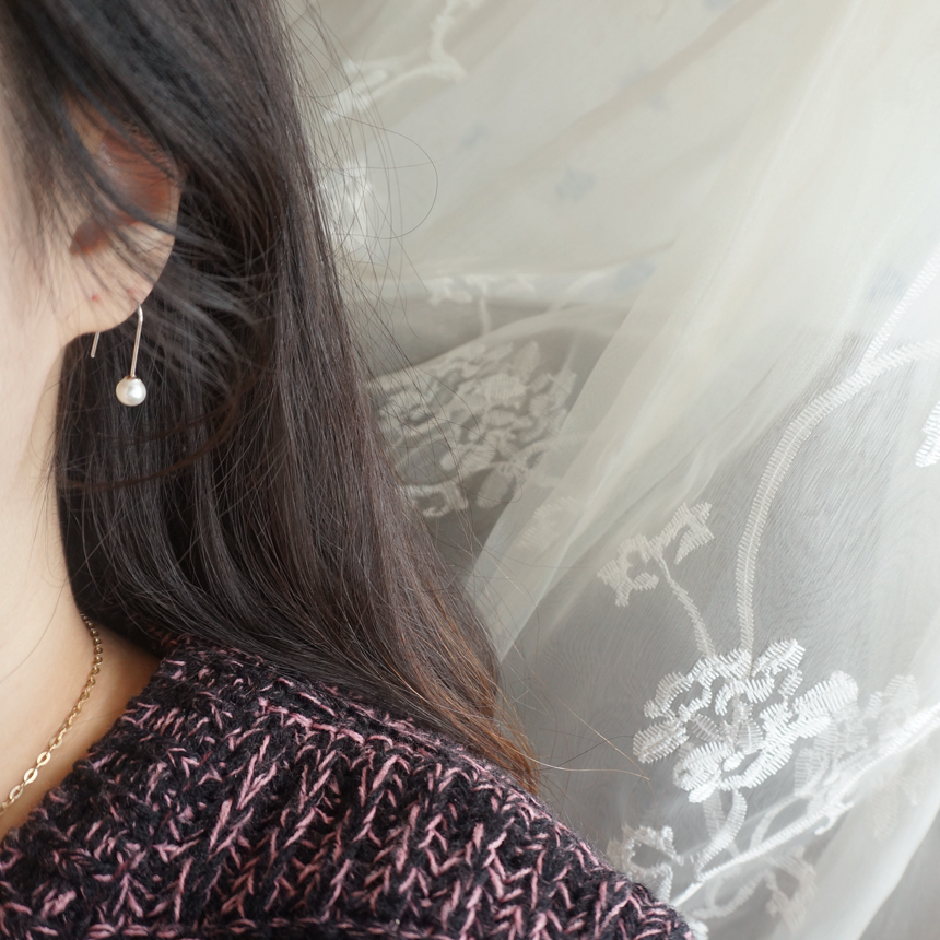 Specials Vintage Flower Cubic Pearl Tassel Heart D