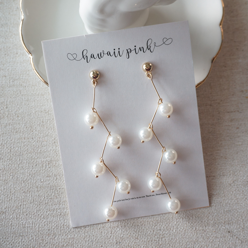 Specials Vintage Flower Cubic Pearl Tassel Heart D