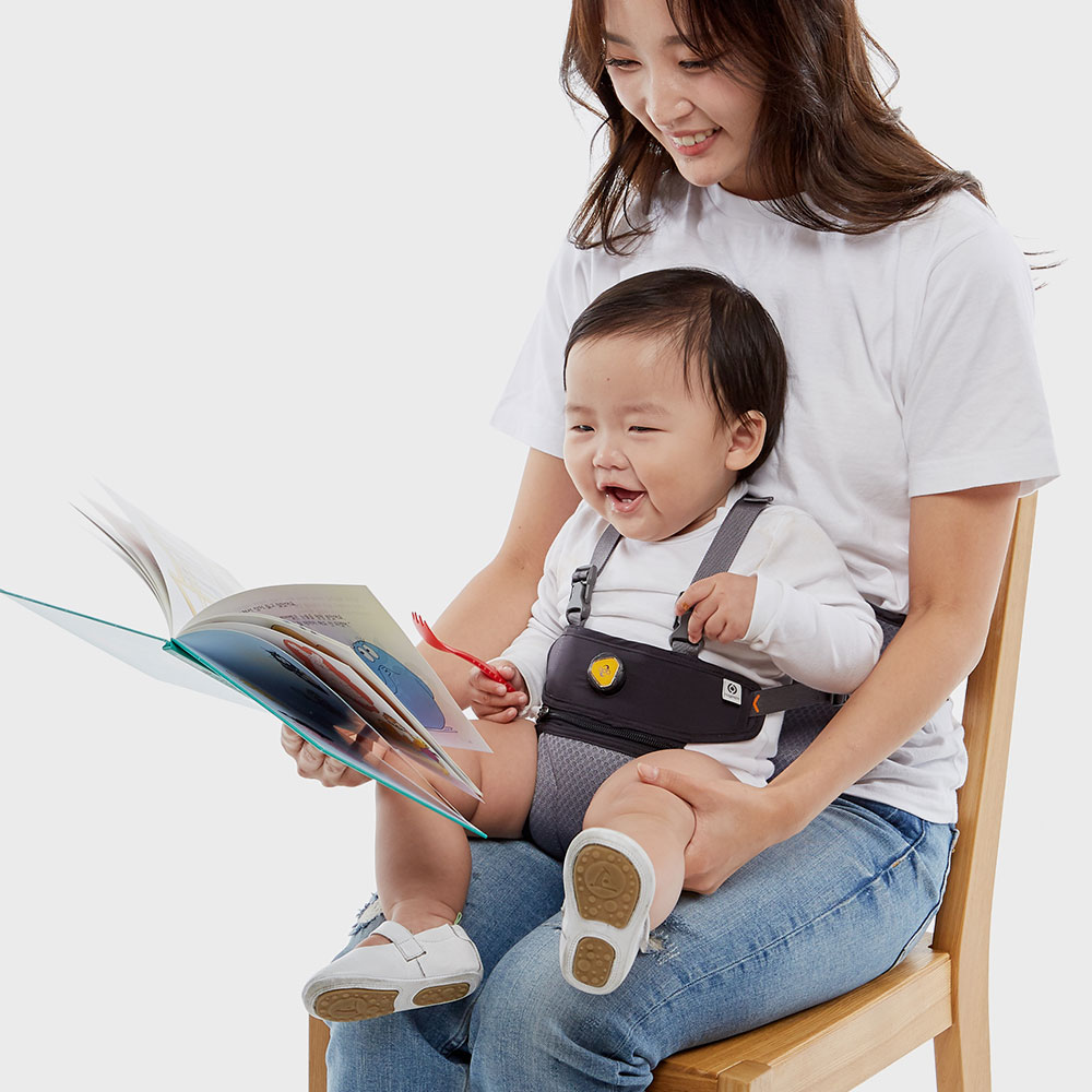 허그파파 다이얼핏 투웨이 휴대용 아기 의자 부스터 토프 이미지 7