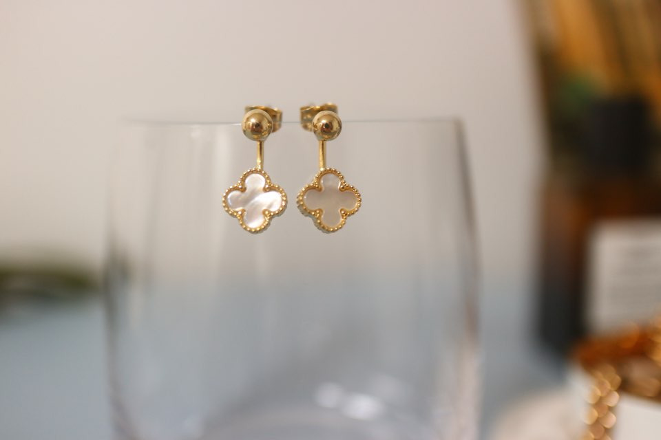 Van Cliff st crover 2colors Daily earrings Feminin