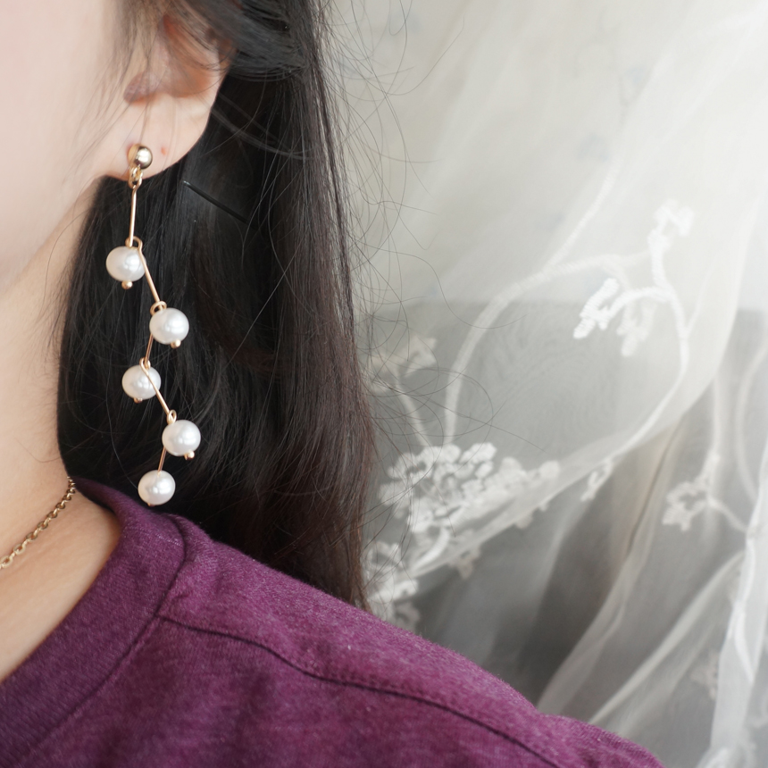 Specials Vintage Flower Cubic Pearl Tassel Heart D