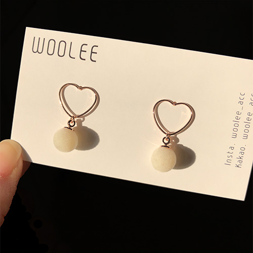 Free Shipping Heart Ring Pomade Cubic 7 pearl earr
