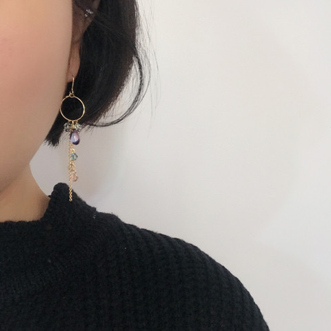 Papua Beads Drop Earrings Contemporary Styling New