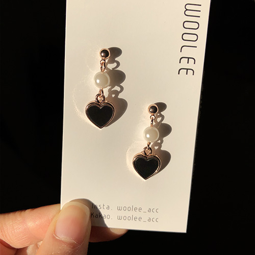 Free Shipping Heart Ring Pomade Cubic 7 pearl earr