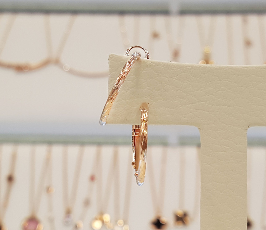 Volare Pink 2cm Earrings DA104 cute outfit look da