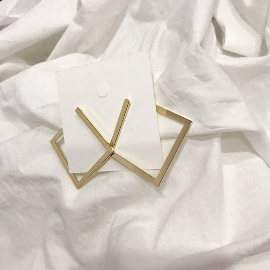 Modern Earrings Gold Drop Earrings Antique Fashion