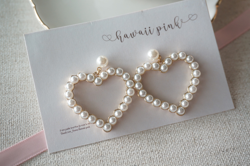 Specials Vintage Flower Cubic Pearl Tassel Heart D