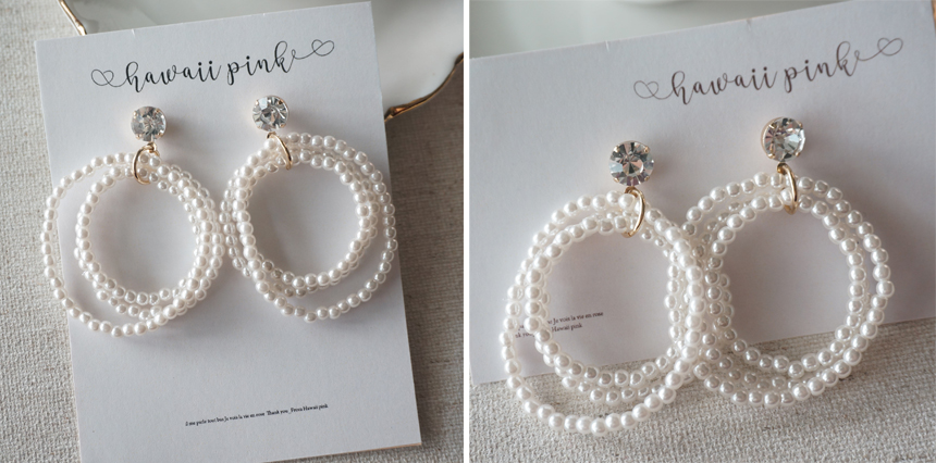 Specials Vintage Flower Cubic Pearl Tassel Heart D