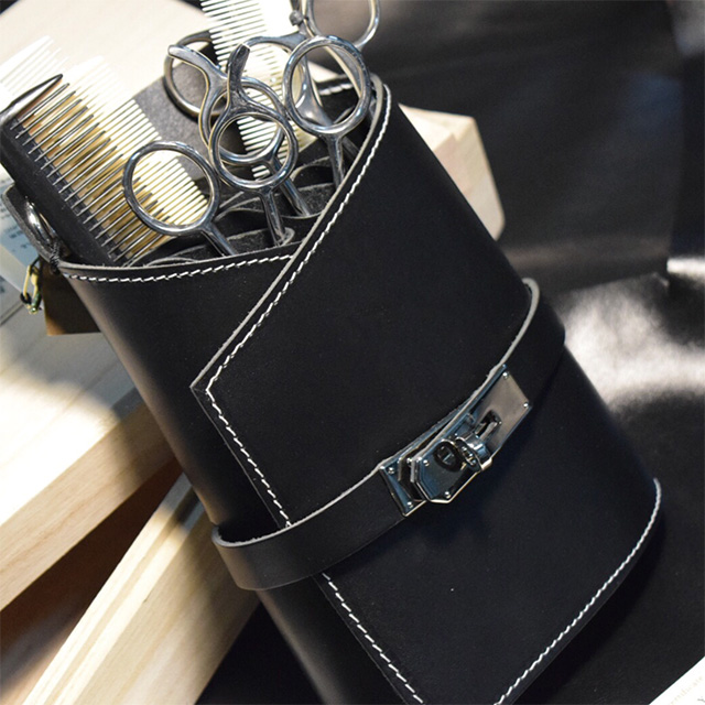 가죽가위집 켈리 블랙 칸데오레더