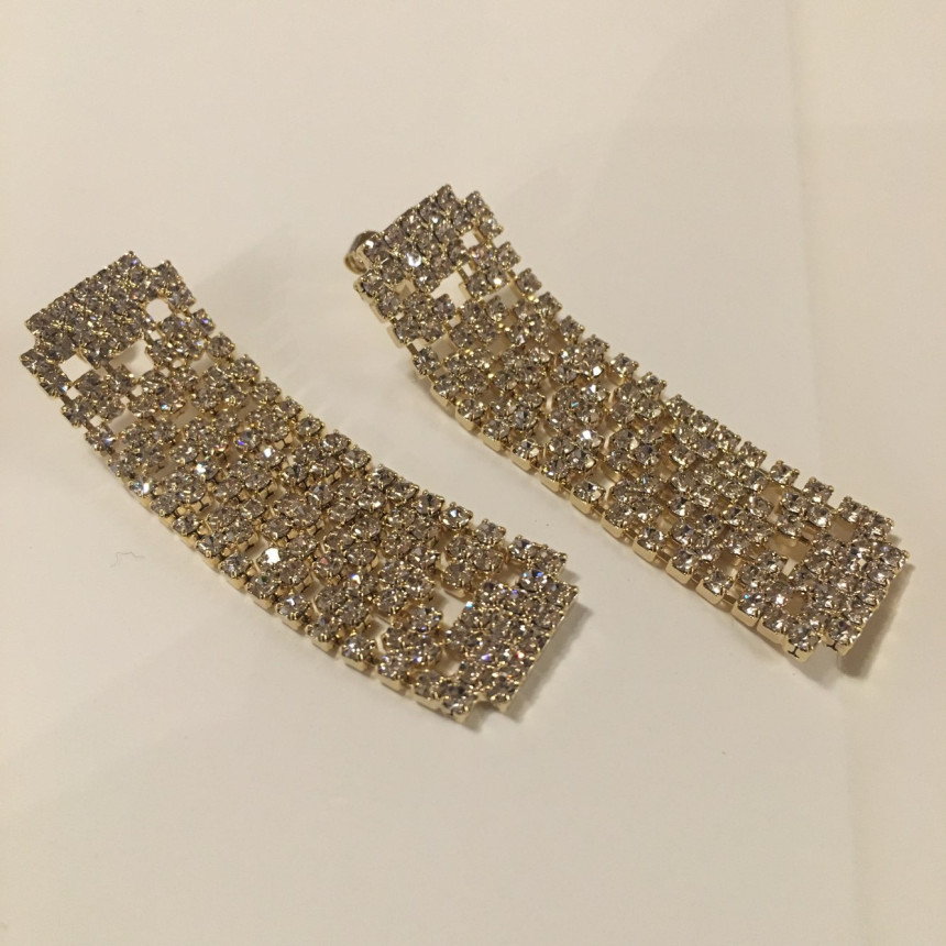 Dris Cubic Drop Earrings Sik Modern Design Wedding