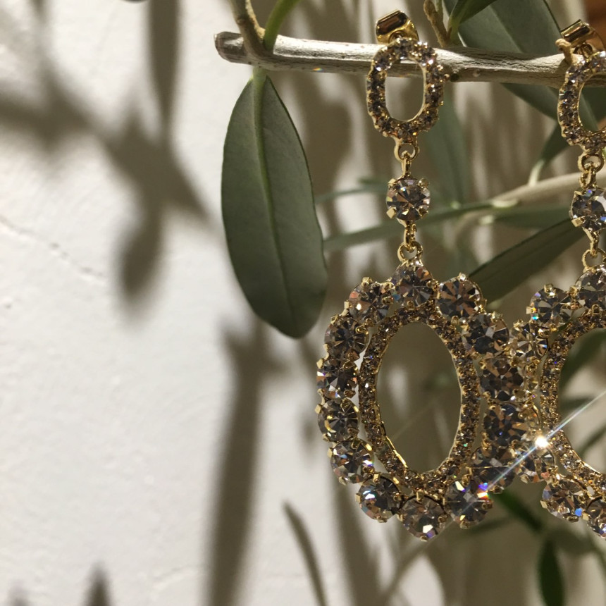 Di Rosa cubic drop earrings Wedding coordination B