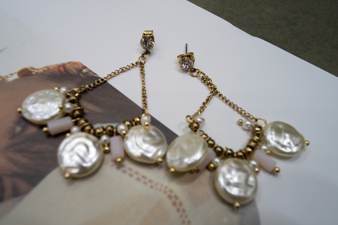 Mother of Pearl Earrings Luxury Styling Chic Moder