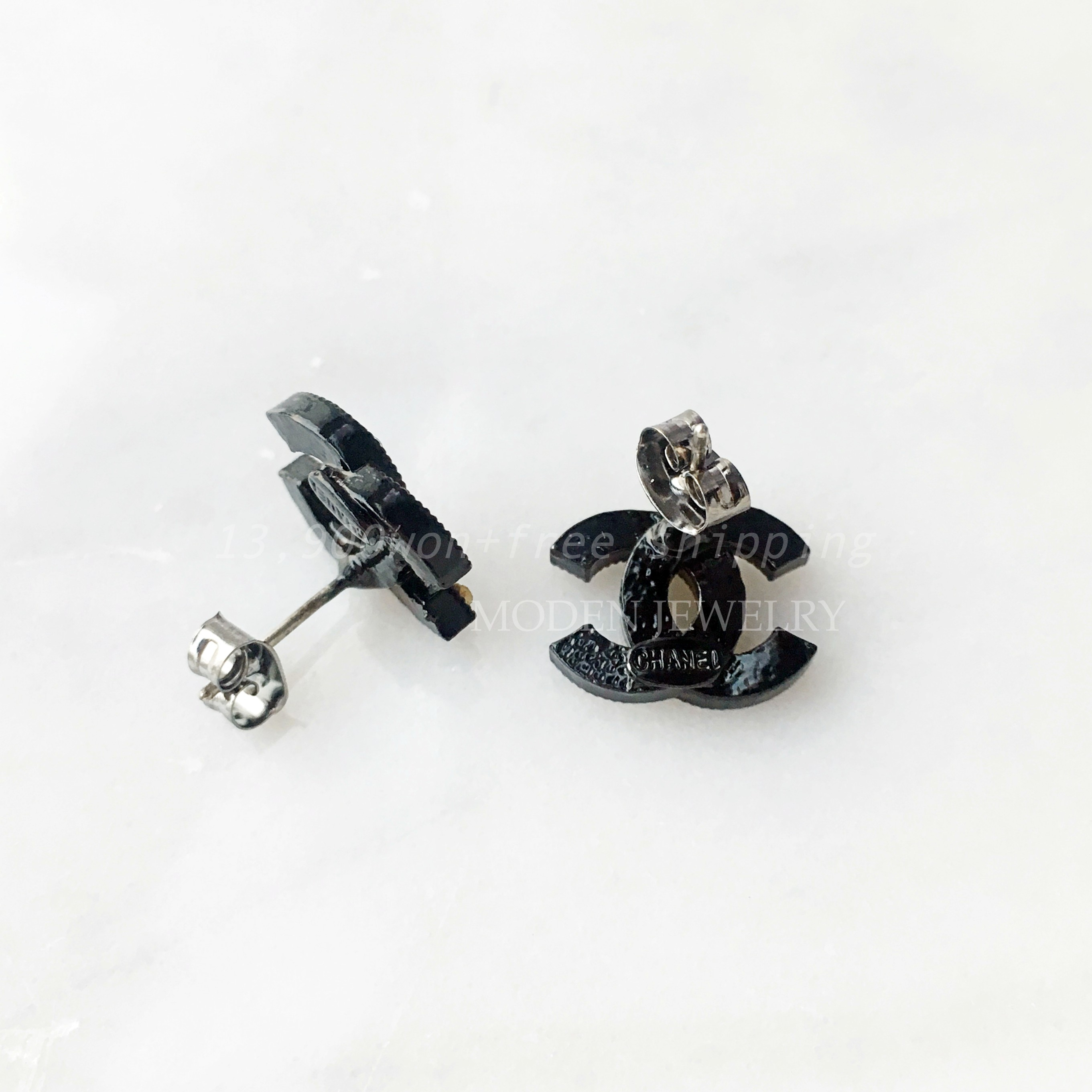 Cs Logo Earring Basic Signature Classic Design