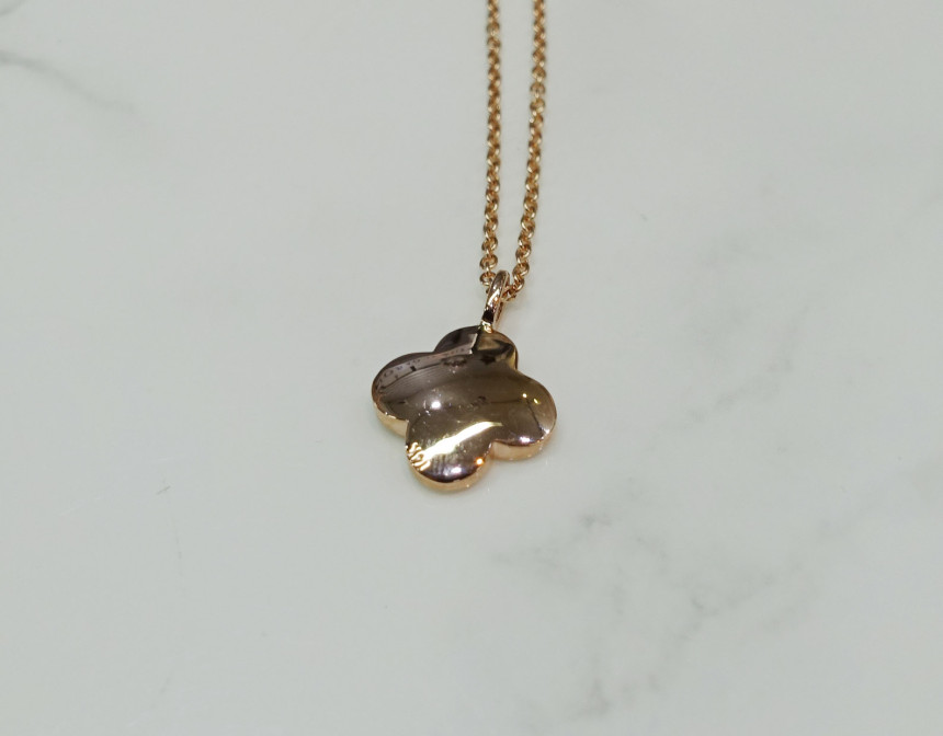 Onyx Four Leaf Clover Necklace Feminine fashionabl