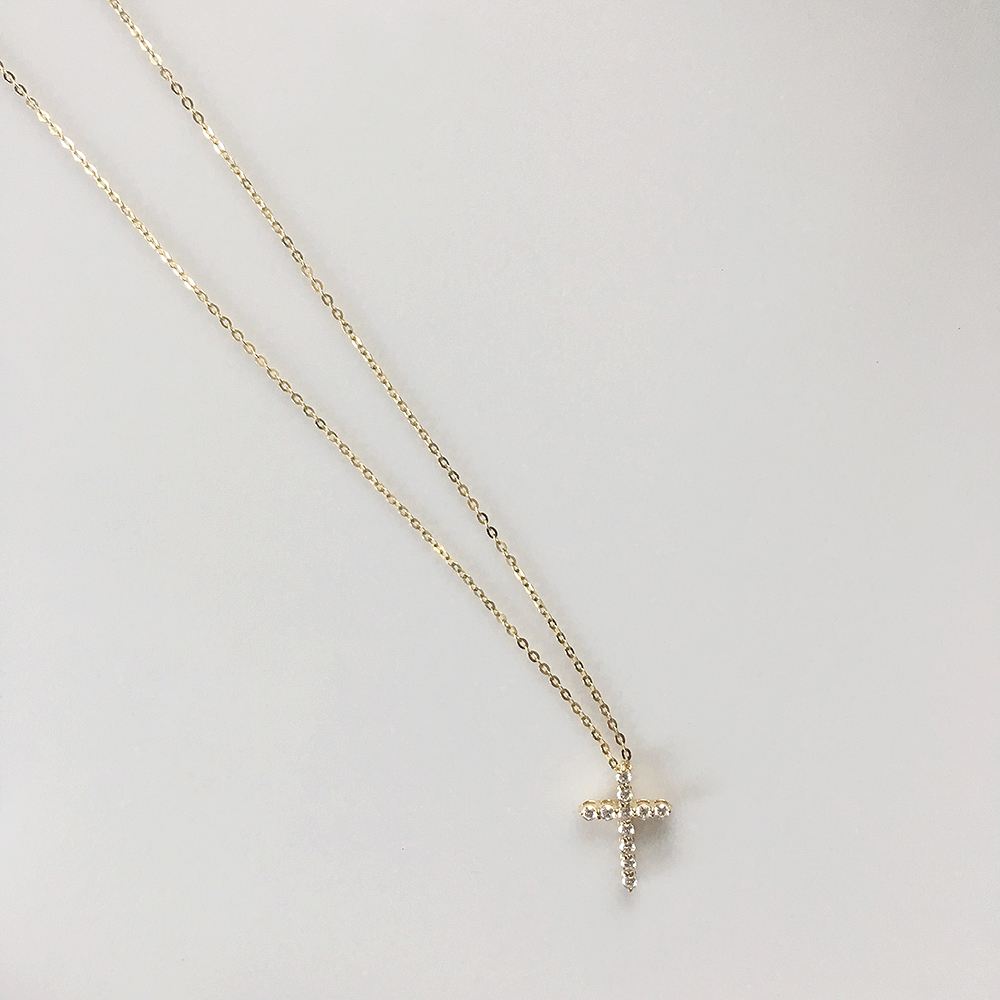 Cordelia 14k_ Bling Ring Cross Necklace Proposal 1