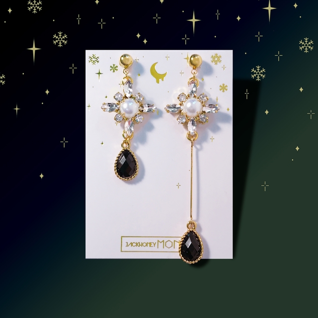 JACK HONEY MONT AND ILLIT EARRINGS DROP UNIQUE FAS