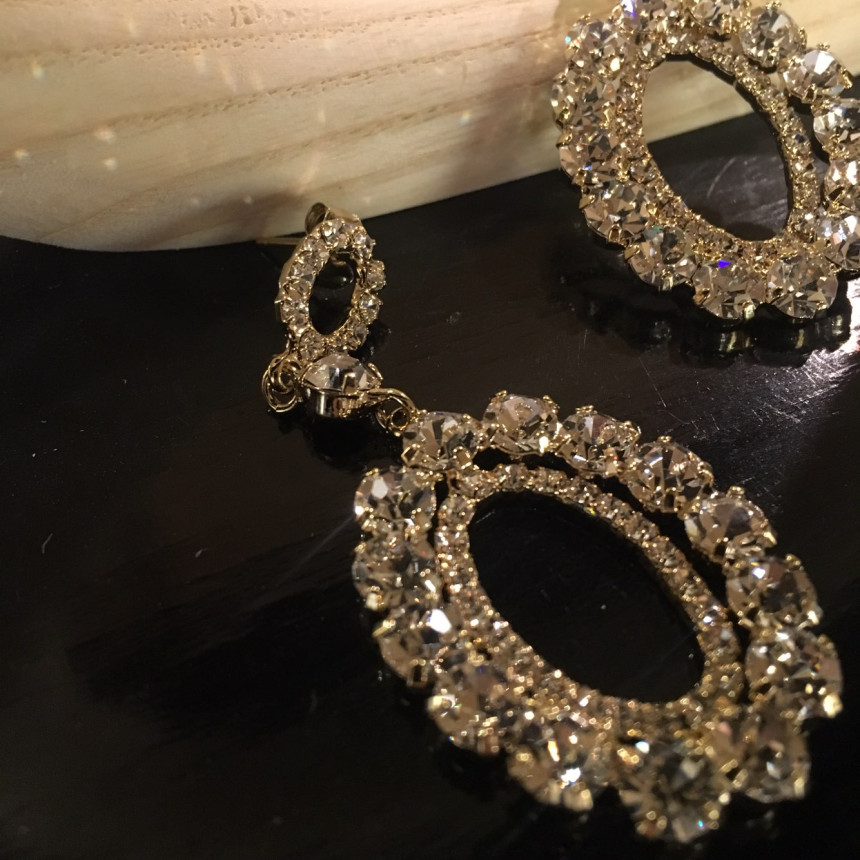 Di Rosa cubic drop earrings Wedding coordination B