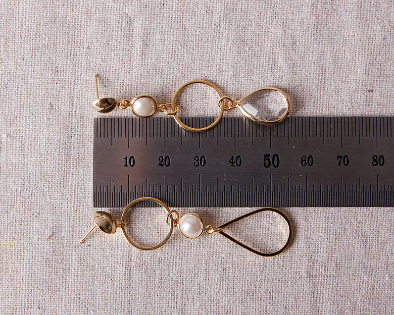 Attractive drop drop crystal earrings elegant jewe