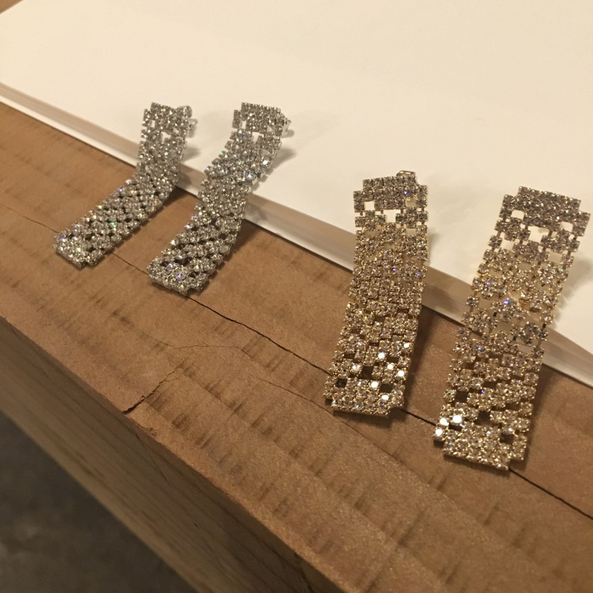 Dris Cubic Drop Earrings Sik Modern Design Wedding