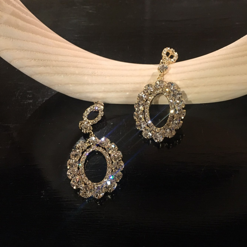 Di Rosa cubic drop earrings Wedding coordination B