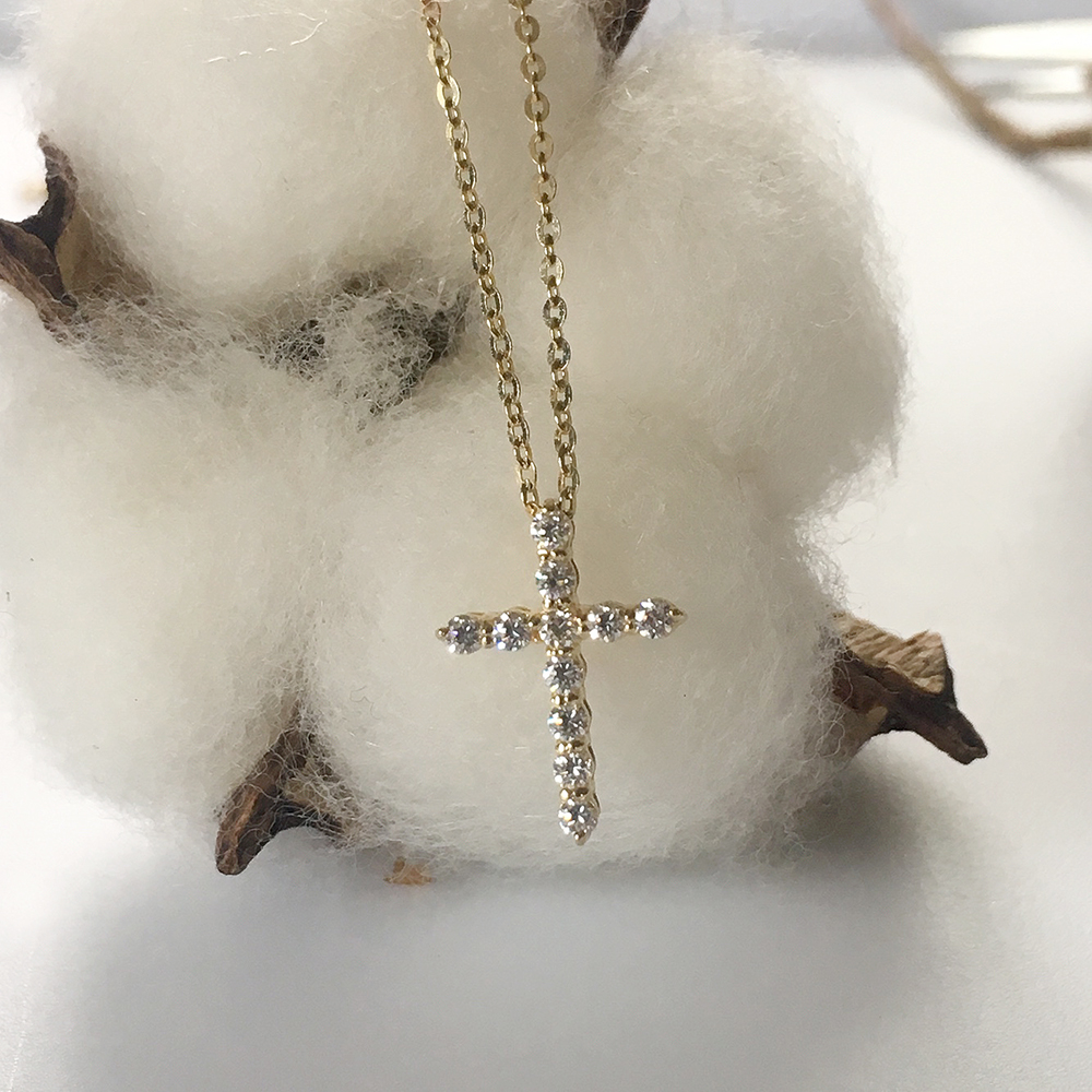 Cordelia 14k_ Bling Ring Cross Necklace Proposal 1