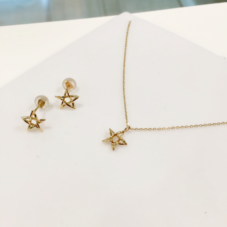 Tua Hua 14K Star Necklace TT0033