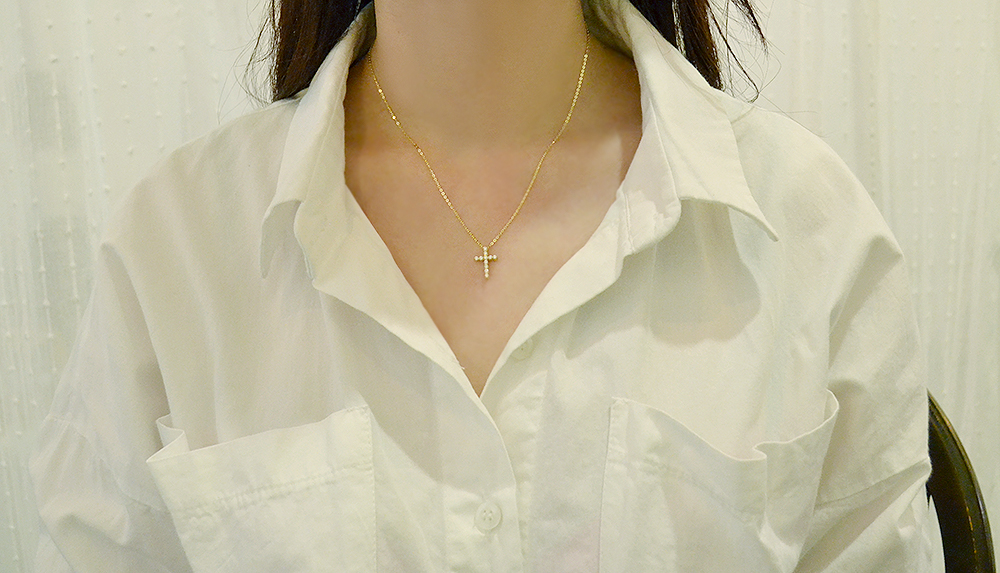 Cordelia 14k_ Bling Ring Cross Necklace Proposal 1