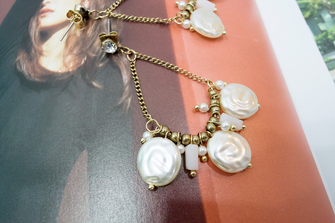 Mother of Pearl Earrings Luxury Styling Chic Moder