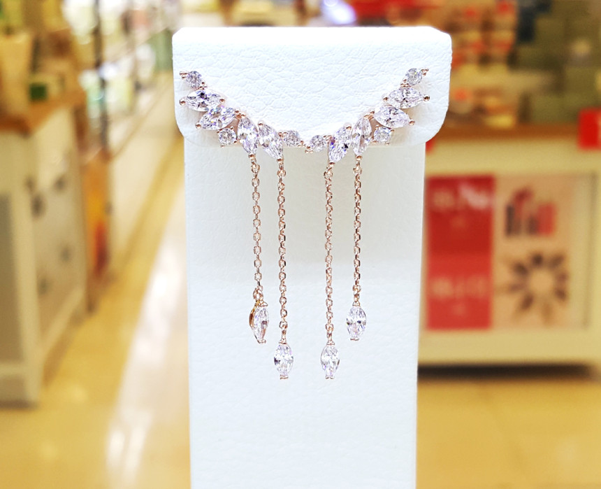 Volare Angel Wing Drop Earrings SPE336 Stylish gif