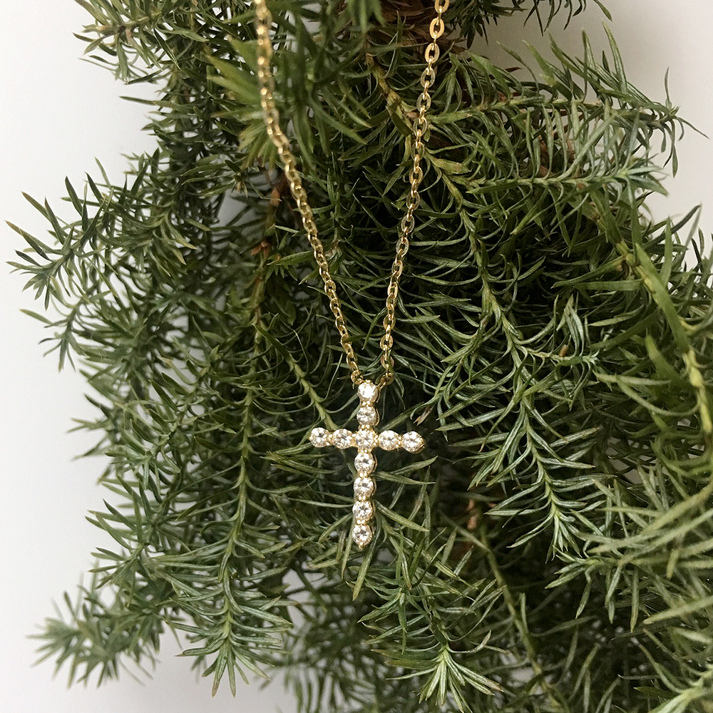 Cordelia 14k_ Bling Ring Cross Necklace Proposal 1