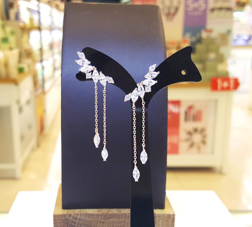 Volare Angel Wing Drop Earrings SPE336 Stylish gif