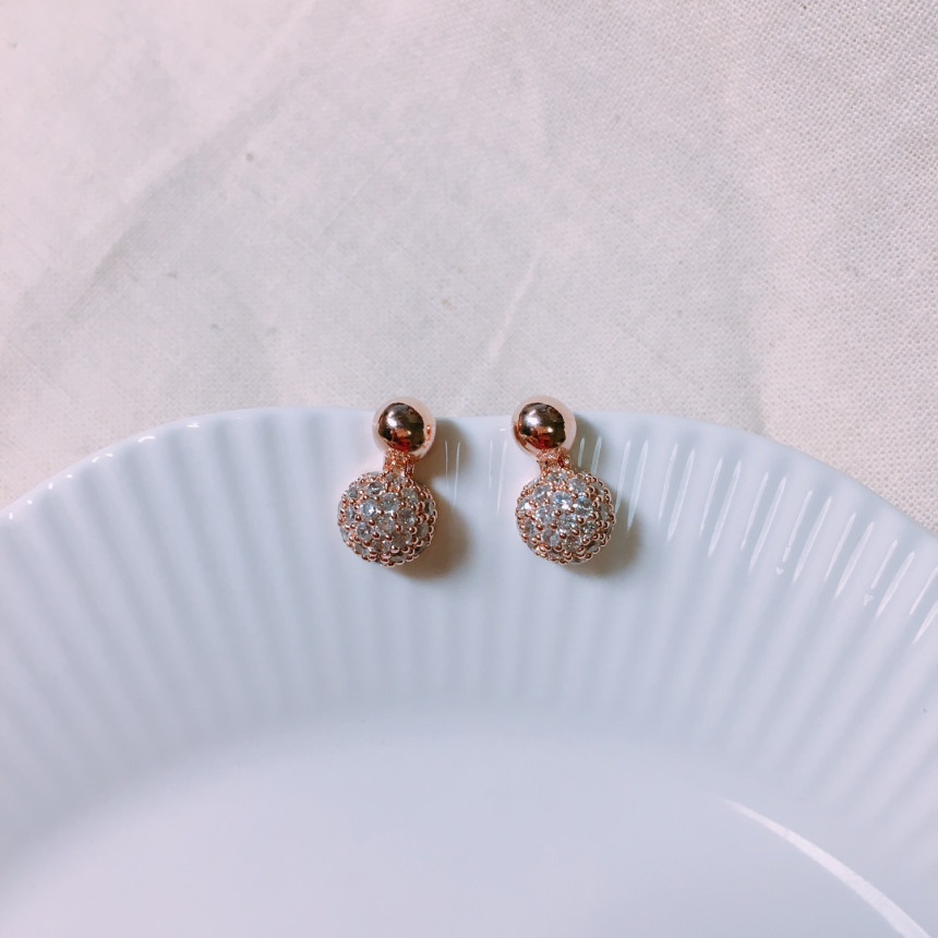 Luce Cubic Peacock Earring 2color LKJ1047 Attracti