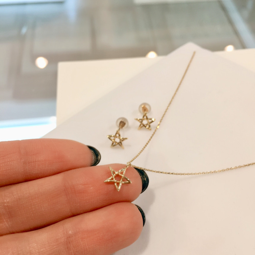 Tua Hua 14K Star Necklace TT0033