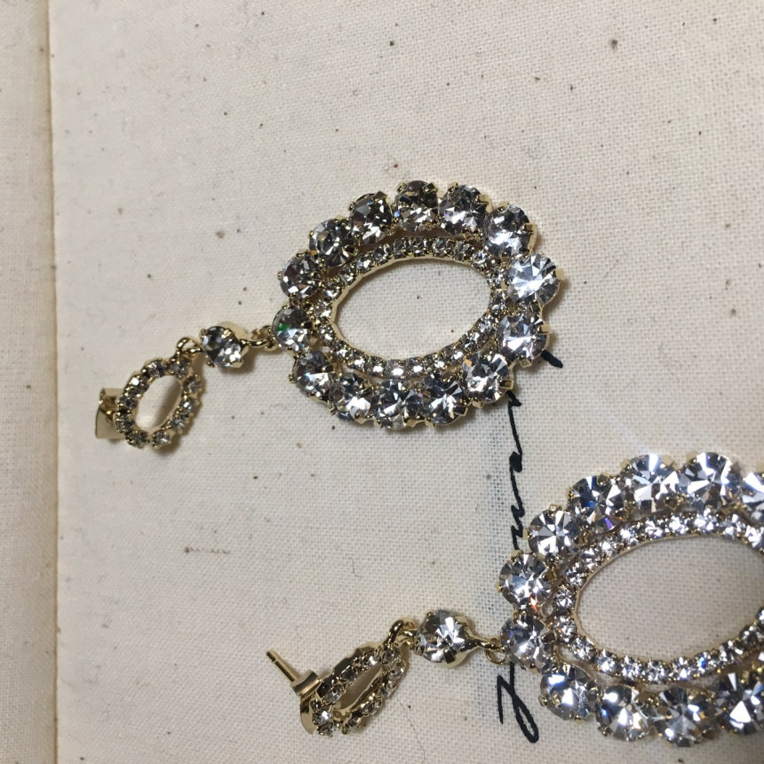 Di Rosa cubic drop earrings Wedding coordination B