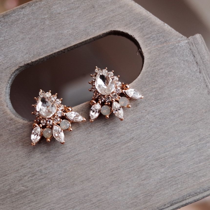 Chou Weddings Machi Bling Stone Silver Earrings St