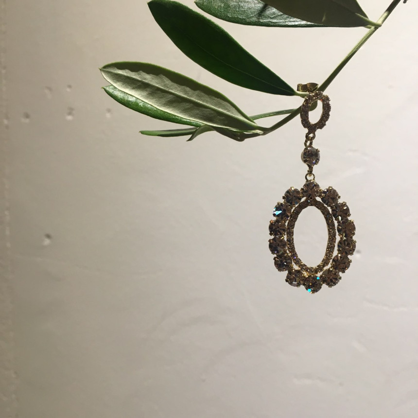 Di Rosa cubic drop earrings Wedding coordination B