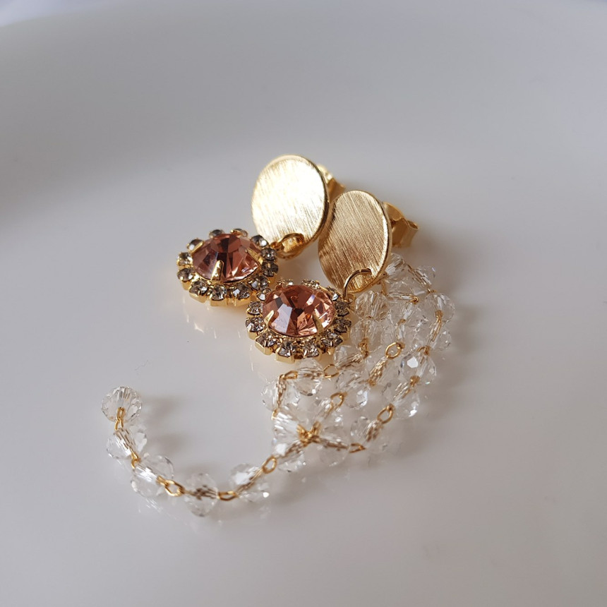 Giuseppe Cubic untitled drop earrings 3color custo